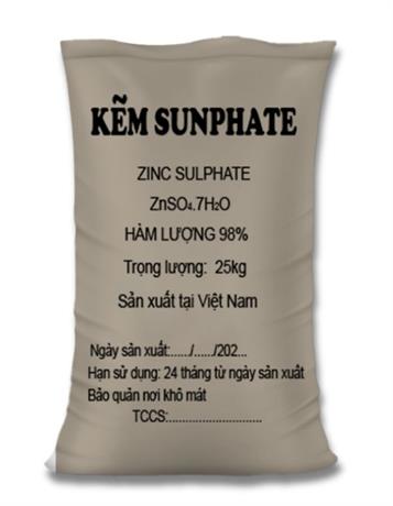 KẼM SUNPHAT – ZNSO4.7H20 – PHÂN BÓN CUNG CẤP VI LƯỢNG