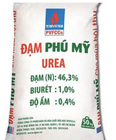 PHÂN ĐẠM UREA – URÊ – UREA N 46% – ĐẠM PHÚ MỸ CHẤT LƯỢNG CAO CẤP