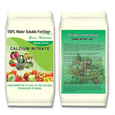 PHÂN BÓN CALCIUM NITRATE BO – CANXI BO NHẬP KHẨU CHÍNH HÃNG